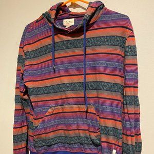 Koto Urban Outfitters Colorful Striped Hoodie - Small
